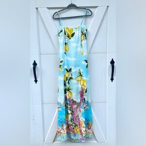 Paper Heart Anthropologie Tropical Summer Lemon Dress